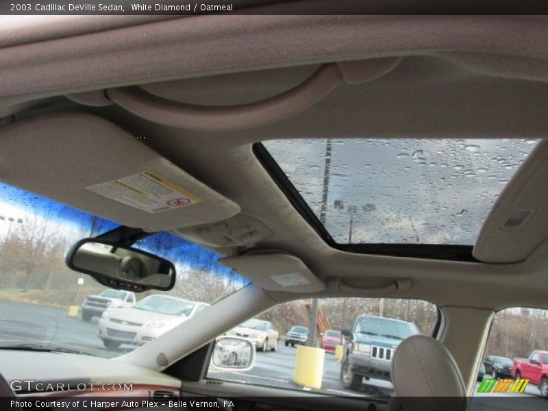 White Diamond / Oatmeal 2003 Cadillac DeVille Sedan