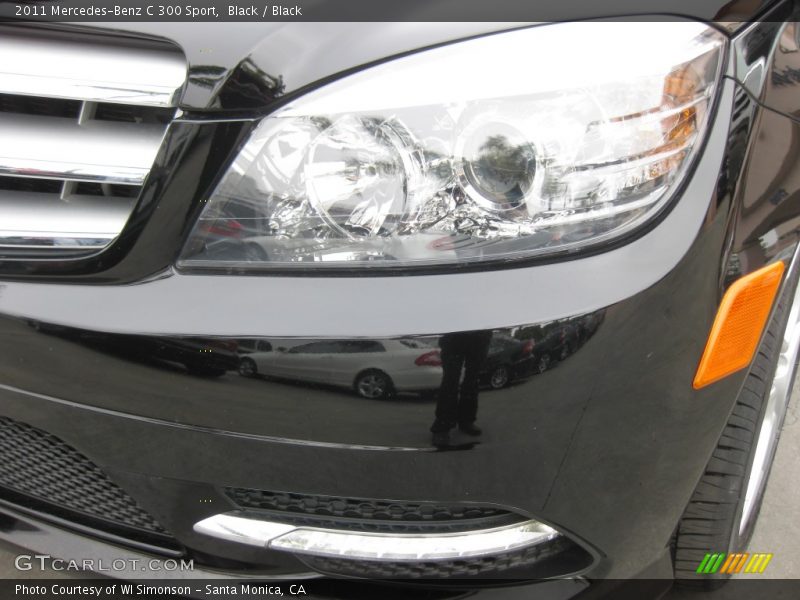 Black / Black 2011 Mercedes-Benz C 300 Sport