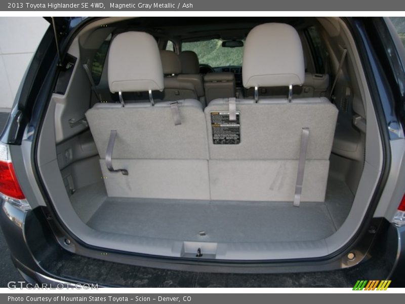 Magnetic Gray Metallic / Ash 2013 Toyota Highlander SE 4WD