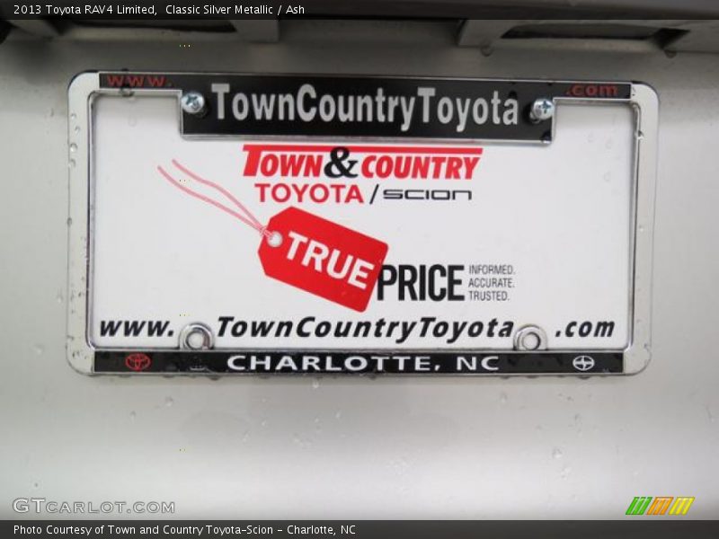 Classic Silver Metallic / Ash 2013 Toyota RAV4 Limited