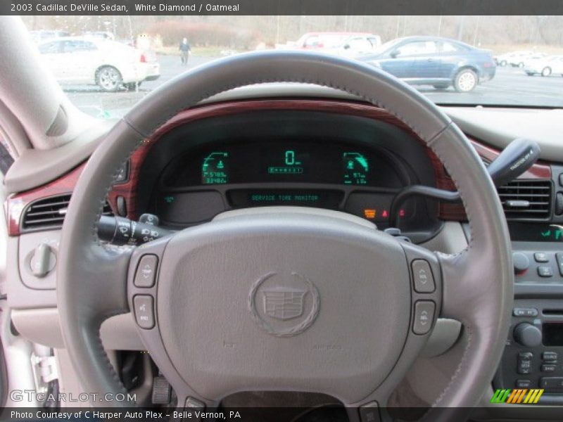 White Diamond / Oatmeal 2003 Cadillac DeVille Sedan