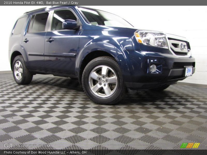 Bali Blue Pearl / Gray 2010 Honda Pilot EX 4WD