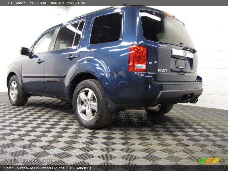 Bali Blue Pearl / Gray 2010 Honda Pilot EX 4WD