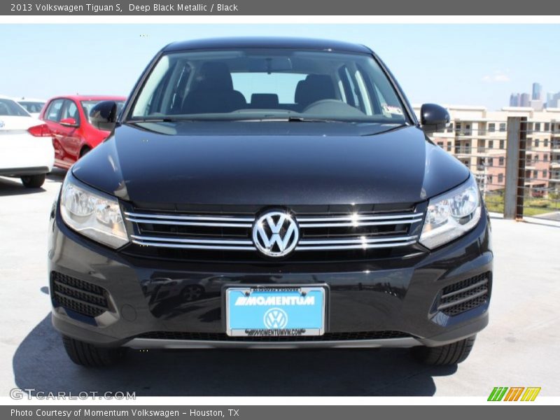 Deep Black Metallic / Black 2013 Volkswagen Tiguan S