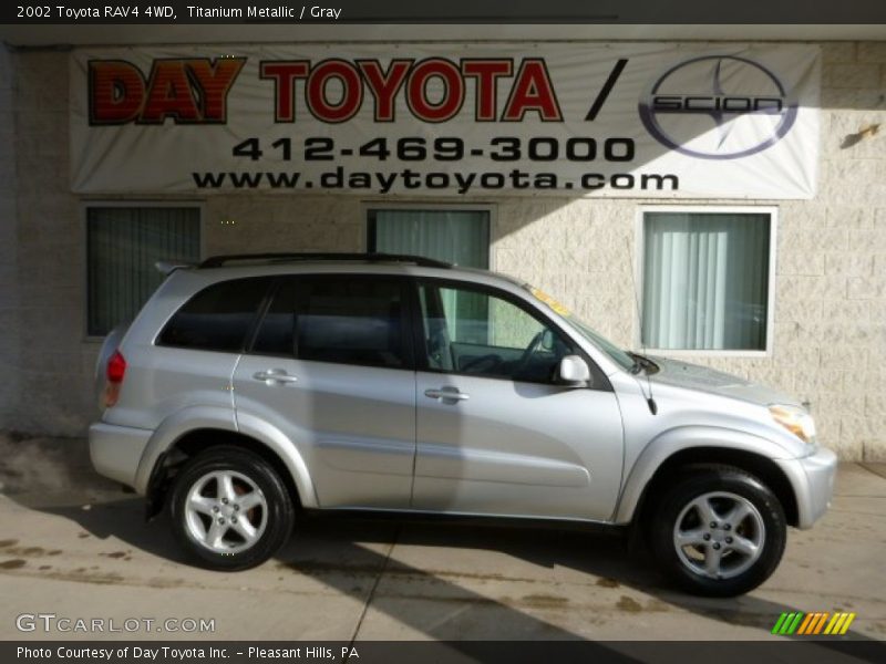 Titanium Metallic / Gray 2002 Toyota RAV4 4WD