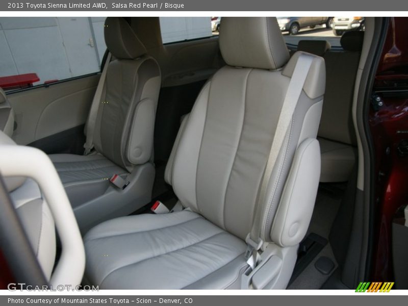 Salsa Red Pearl / Bisque 2013 Toyota Sienna Limited AWD