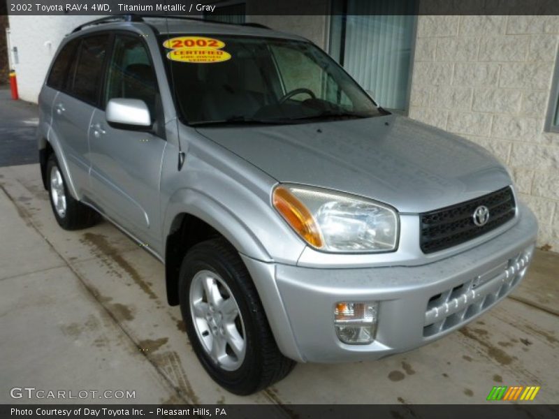 Titanium Metallic / Gray 2002 Toyota RAV4 4WD