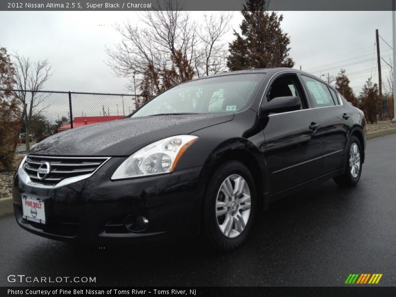 Super Black / Charcoal 2012 Nissan Altima 2.5 S