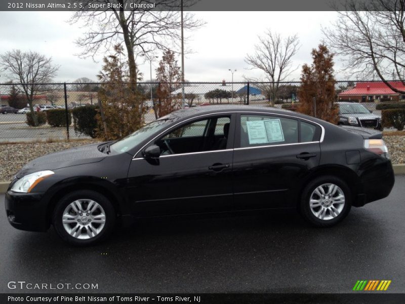 Super Black / Charcoal 2012 Nissan Altima 2.5 S