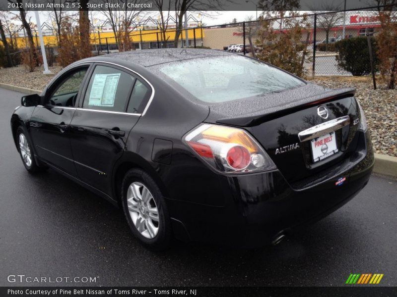 Super Black / Charcoal 2012 Nissan Altima 2.5 S