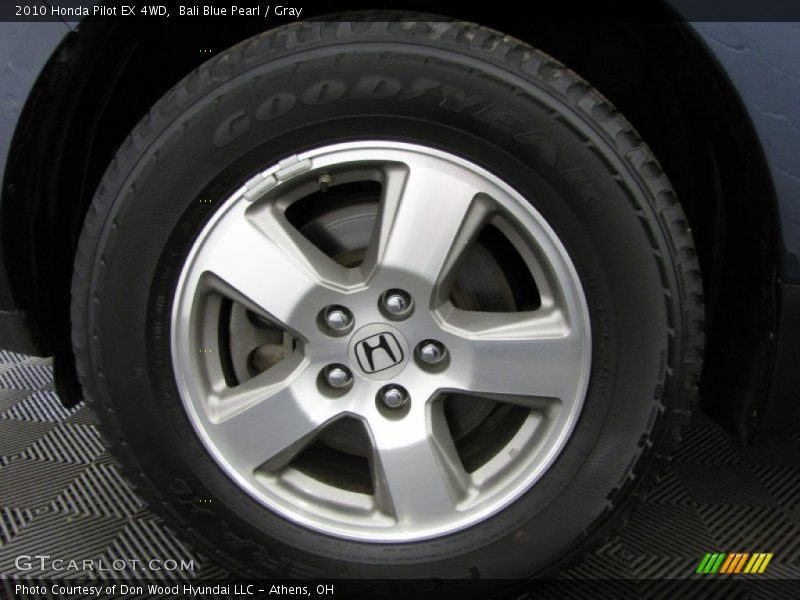 Bali Blue Pearl / Gray 2010 Honda Pilot EX 4WD