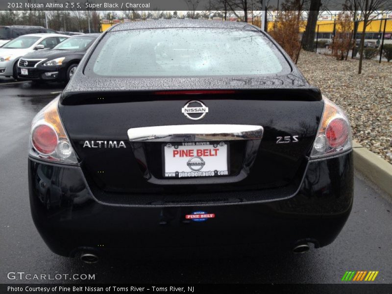 Super Black / Charcoal 2012 Nissan Altima 2.5 S