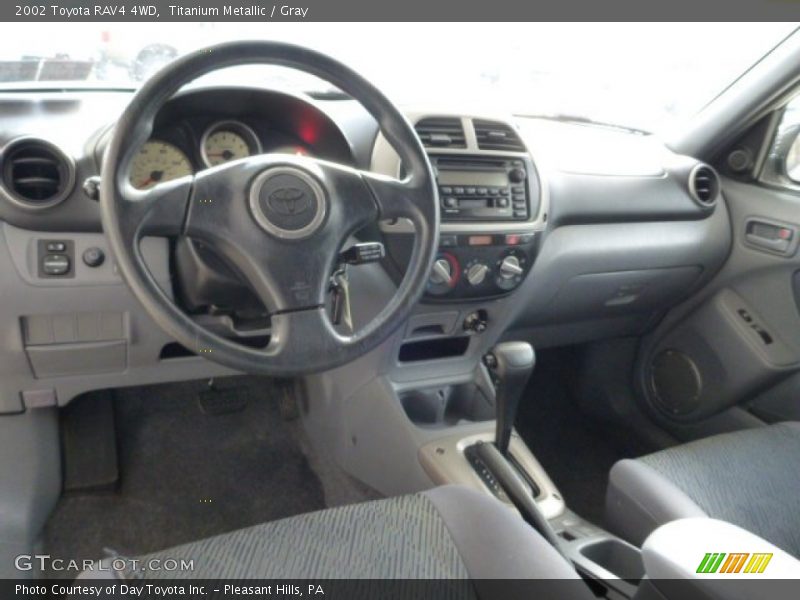 Titanium Metallic / Gray 2002 Toyota RAV4 4WD