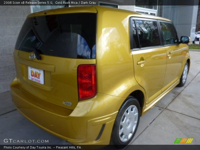 Gold Rush Mica / Dark Gray 2008 Scion xB Release Series 5.0