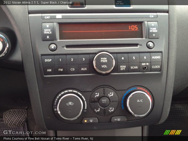 Super Black / Charcoal 2012 Nissan Altima 2.5 S