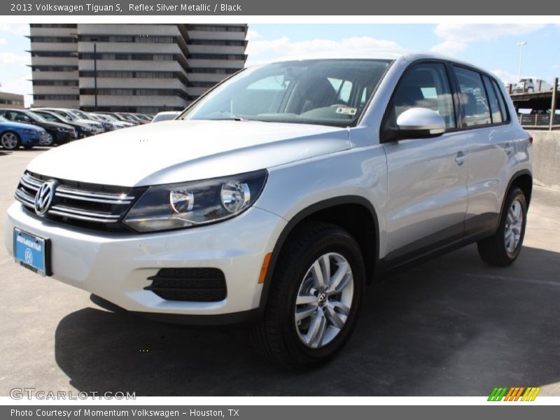 Reflex Silver Metallic / Black 2013 Volkswagen Tiguan S