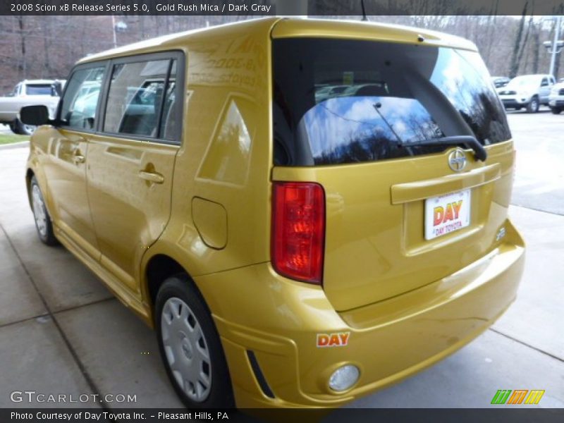 Gold Rush Mica / Dark Gray 2008 Scion xB Release Series 5.0