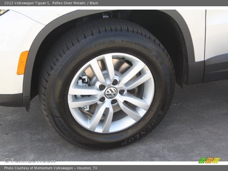 Reflex Silver Metallic / Black 2013 Volkswagen Tiguan S