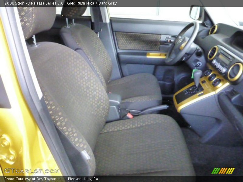 Gold Rush Mica / Dark Gray 2008 Scion xB Release Series 5.0