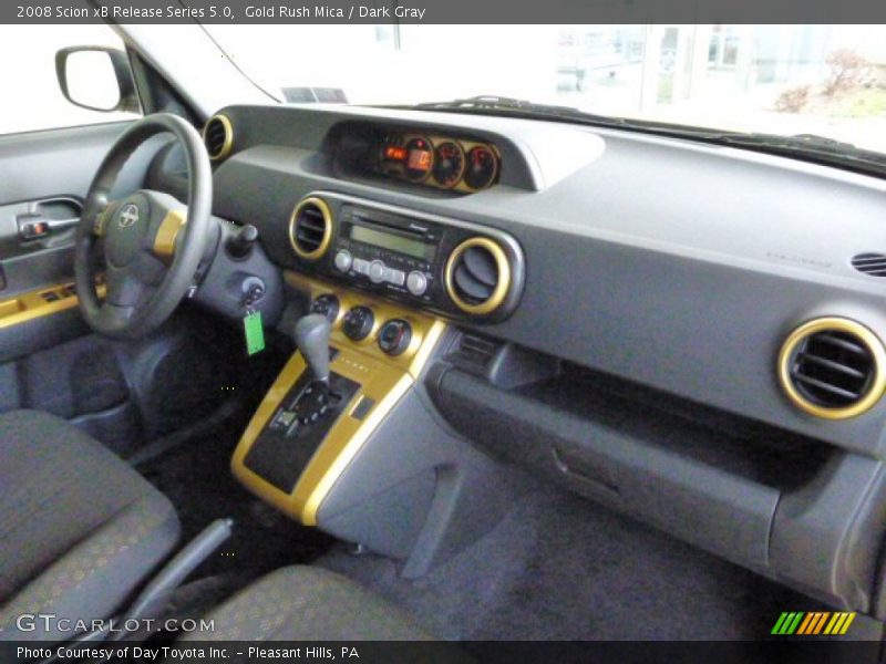 Gold Rush Mica / Dark Gray 2008 Scion xB Release Series 5.0