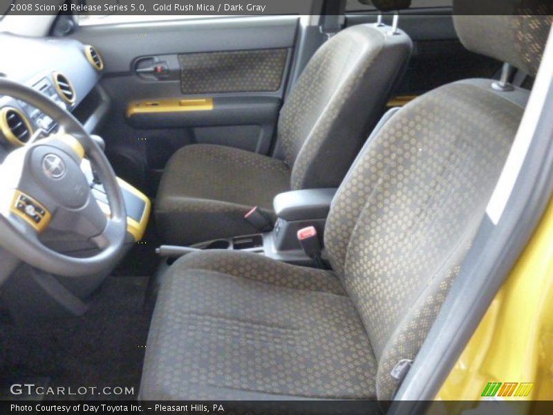 Gold Rush Mica / Dark Gray 2008 Scion xB Release Series 5.0