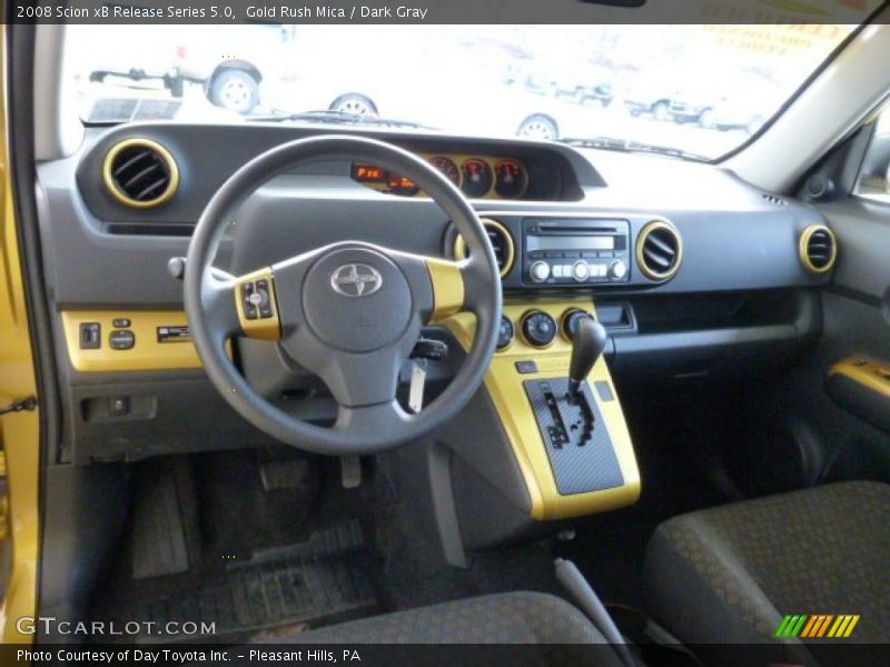 Gold Rush Mica / Dark Gray 2008 Scion xB Release Series 5.0