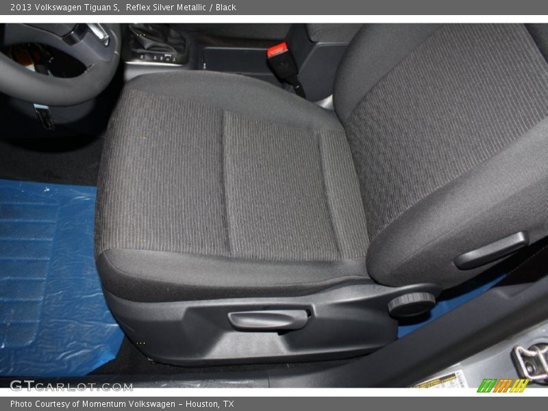 Reflex Silver Metallic / Black 2013 Volkswagen Tiguan S