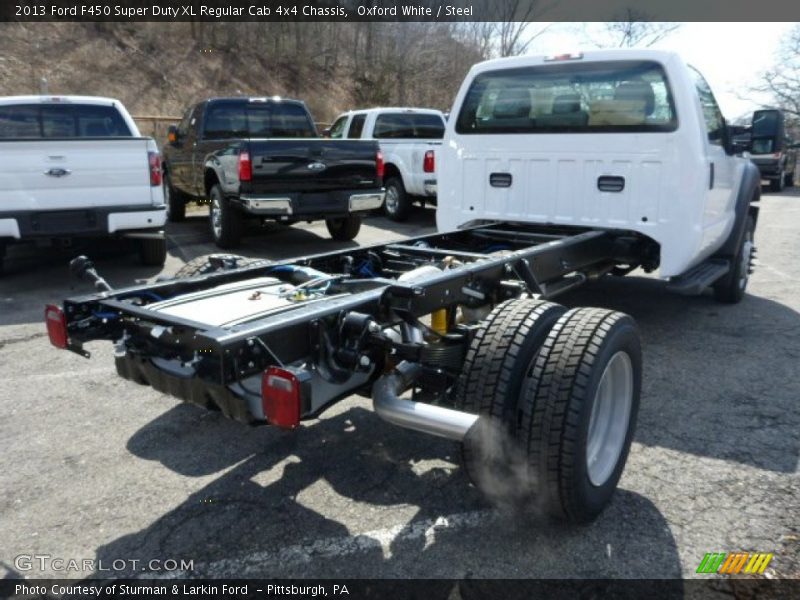 Oxford White / Steel 2013 Ford F450 Super Duty XL Regular Cab 4x4 Chassis