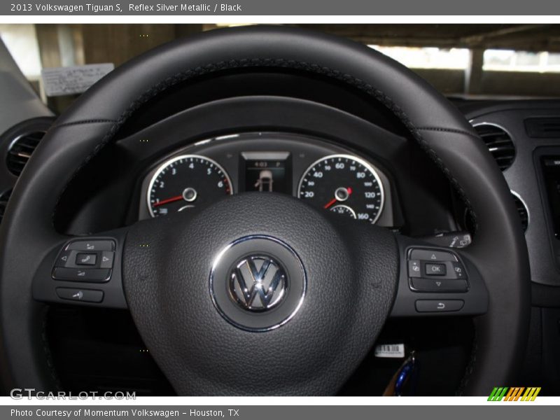 Reflex Silver Metallic / Black 2013 Volkswagen Tiguan S