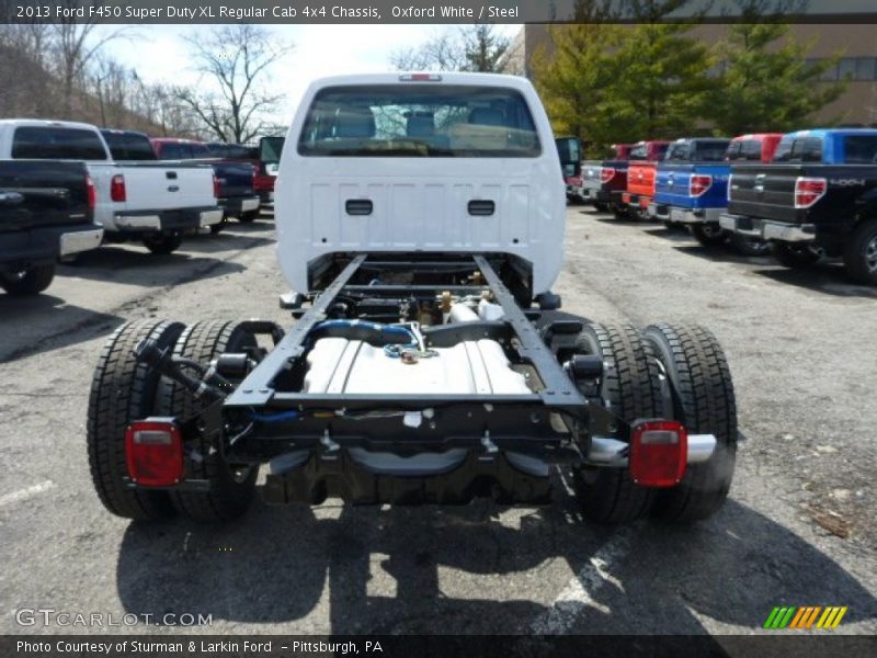 Oxford White / Steel 2013 Ford F450 Super Duty XL Regular Cab 4x4 Chassis
