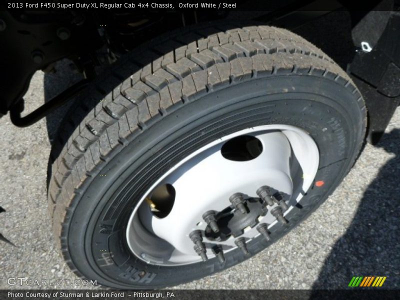 Oxford White / Steel 2013 Ford F450 Super Duty XL Regular Cab 4x4 Chassis