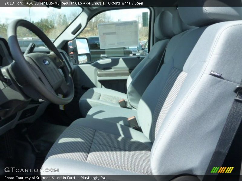 Oxford White / Steel 2013 Ford F450 Super Duty XL Regular Cab 4x4 Chassis