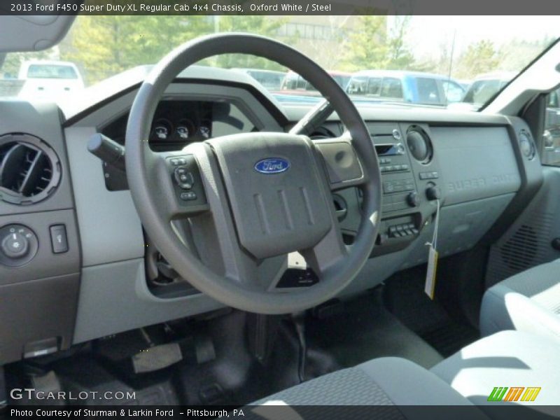 Dashboard of 2013 F450 Super Duty XL Regular Cab 4x4 Chassis