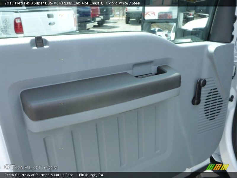 Oxford White / Steel 2013 Ford F450 Super Duty XL Regular Cab 4x4 Chassis