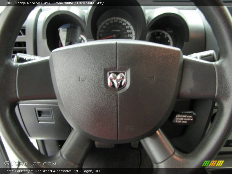 Stone White / Dark Slate Gray 2008 Dodge Nitro SXT 4x4