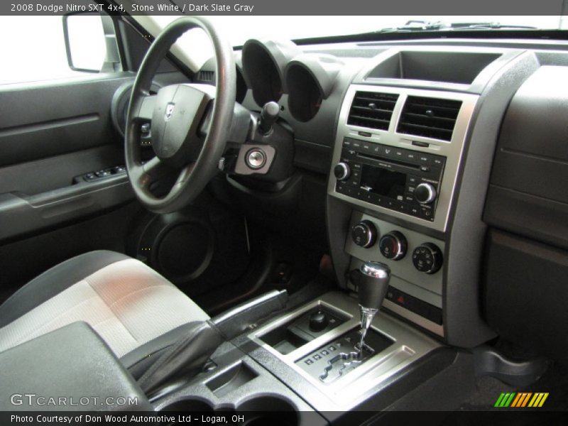 Stone White / Dark Slate Gray 2008 Dodge Nitro SXT 4x4
