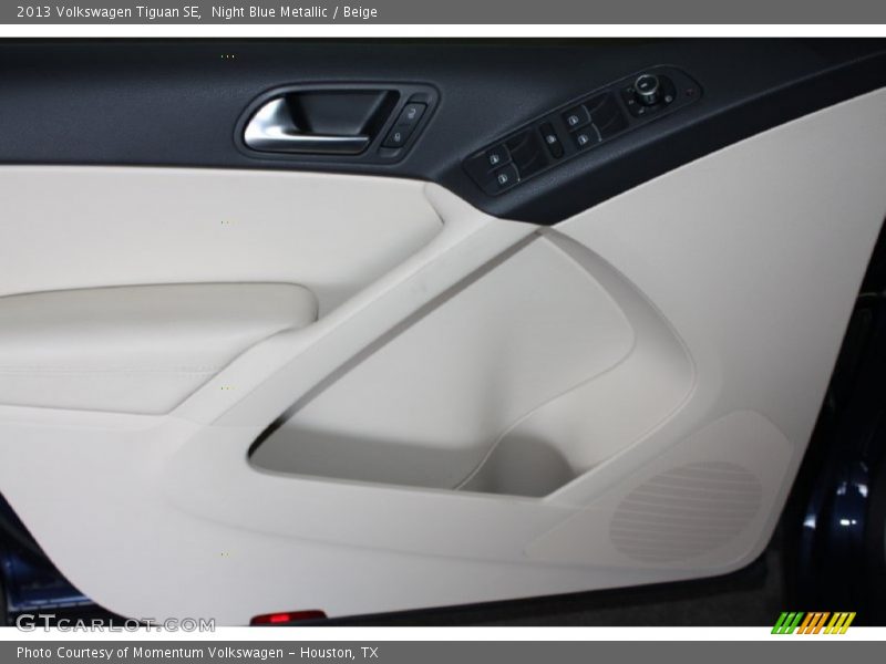 Night Blue Metallic / Beige 2013 Volkswagen Tiguan SE