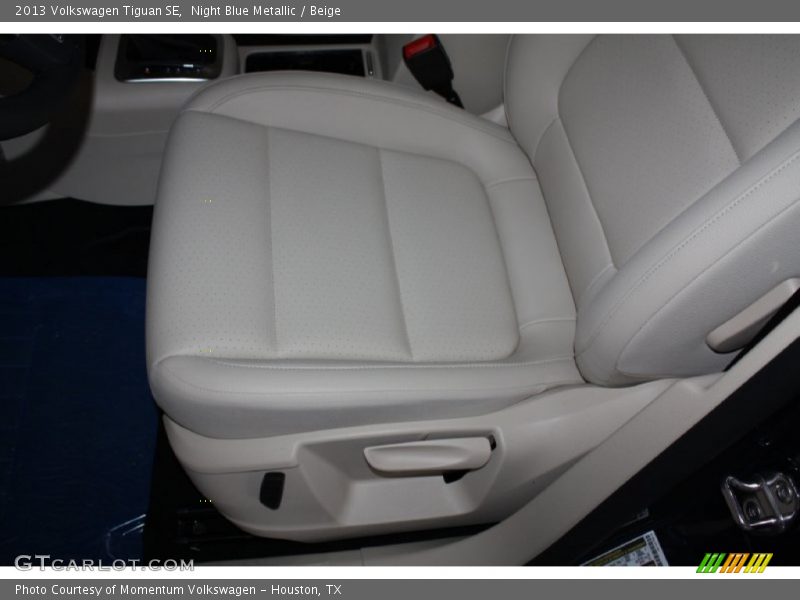 Night Blue Metallic / Beige 2013 Volkswagen Tiguan SE