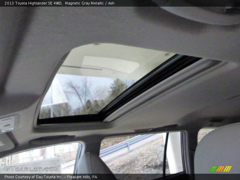 Magnetic Gray Metallic / Ash 2013 Toyota Highlander SE 4WD