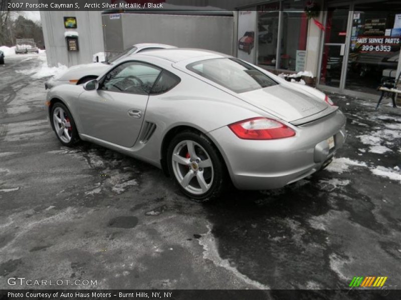 Arctic Silver Metallic / Black 2007 Porsche Cayman S