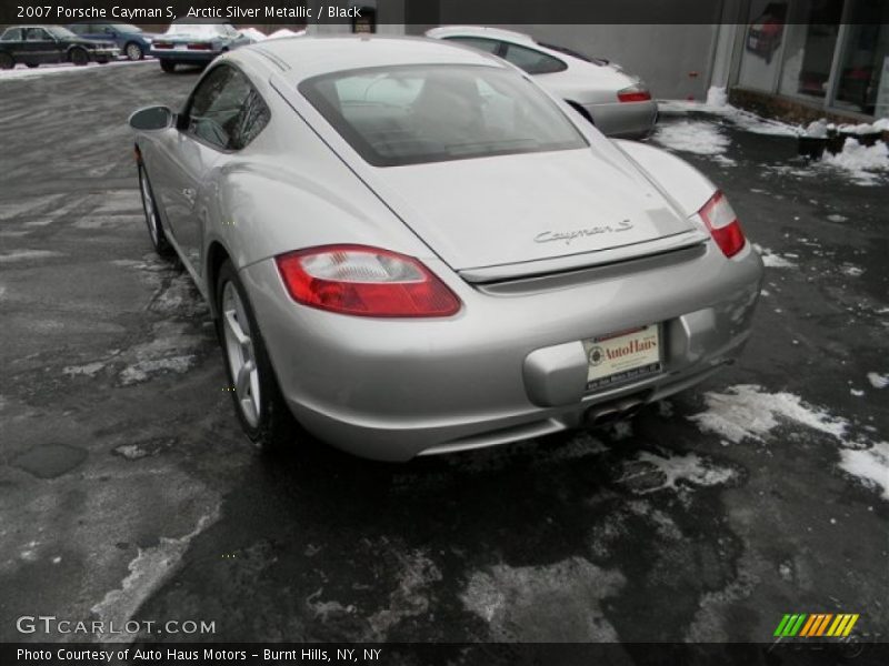 Arctic Silver Metallic / Black 2007 Porsche Cayman S