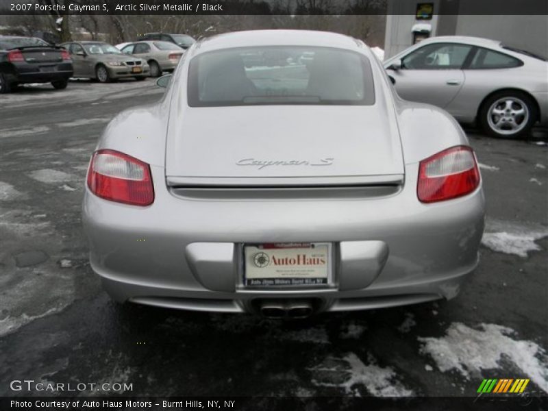 Arctic Silver Metallic / Black 2007 Porsche Cayman S