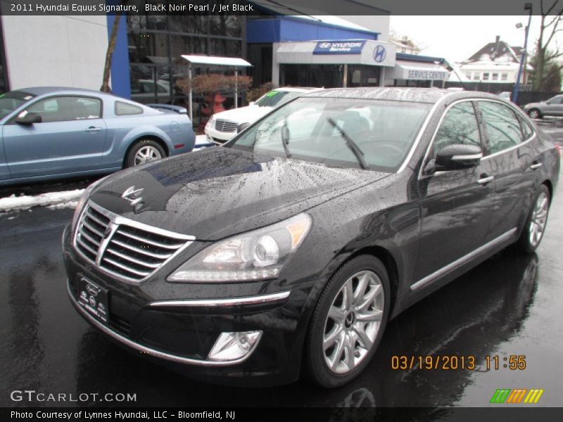 Black Noir Pearl / Jet Black 2011 Hyundai Equus Signature