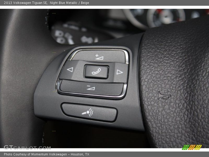 Night Blue Metallic / Beige 2013 Volkswagen Tiguan SE