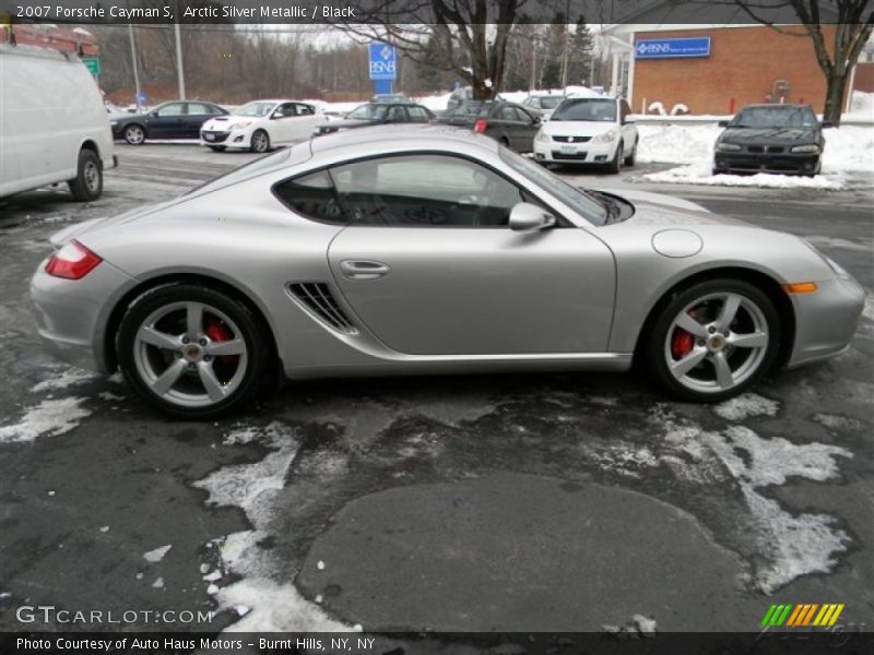 Arctic Silver Metallic / Black 2007 Porsche Cayman S