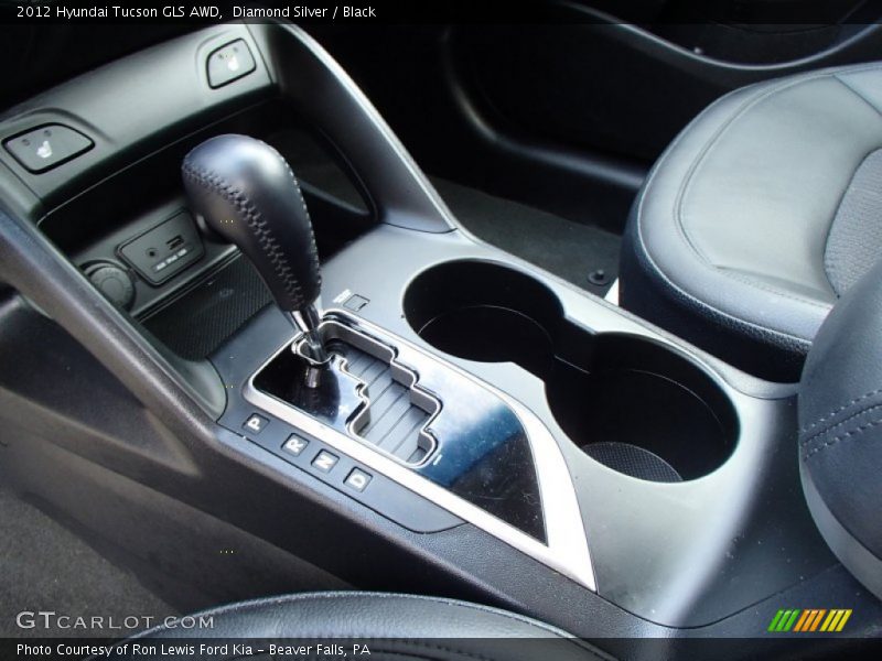 Diamond Silver / Black 2012 Hyundai Tucson GLS AWD