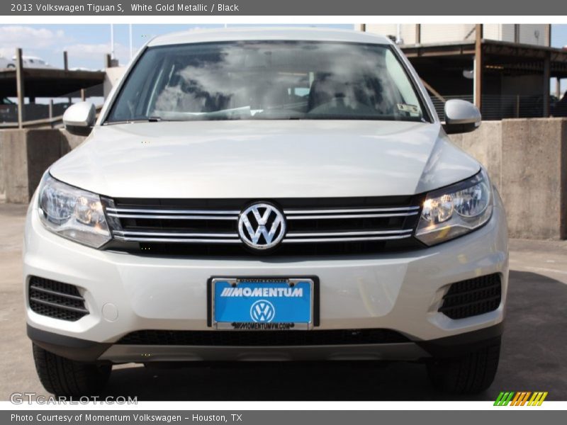 White Gold Metallic / Black 2013 Volkswagen Tiguan S