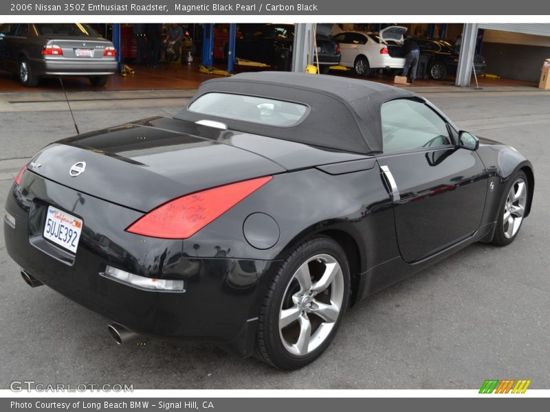 Magnetic Black Pearl / Carbon Black 2006 Nissan 350Z Enthusiast Roadster