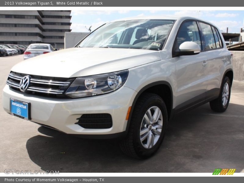 White Gold Metallic / Black 2013 Volkswagen Tiguan S