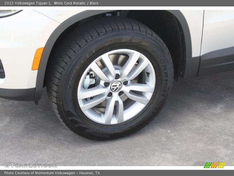 White Gold Metallic / Black 2013 Volkswagen Tiguan S